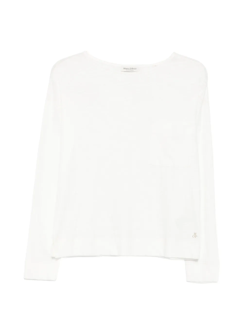 Marc O'Polo chest-pocket long-sleeve T-shirt - Bianco