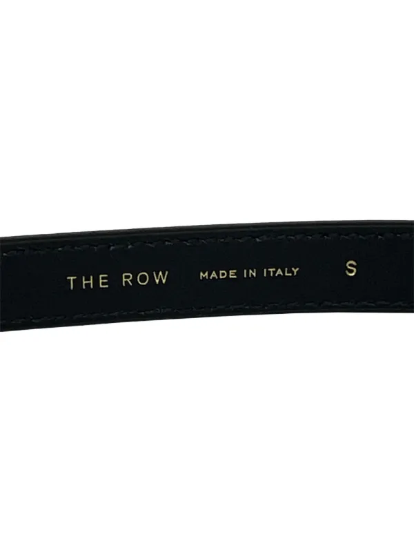 THE ROW ブラックレザー ベルト S The Row レザーベルト | ブラック | FARFETCH JP