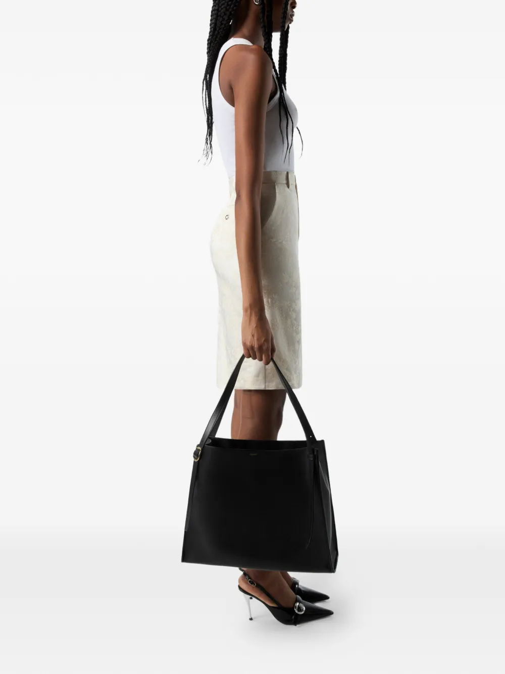 Coperni Asymmetrische rok - Beige