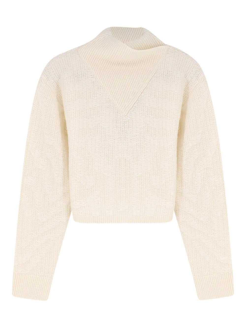 Hugo Boss Fisura Wool And Mohair Sweater In Neutral