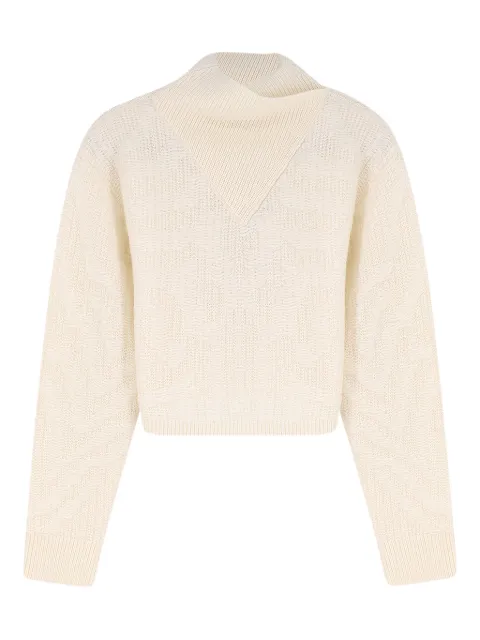 BOSS suéter con cuello de tortuga