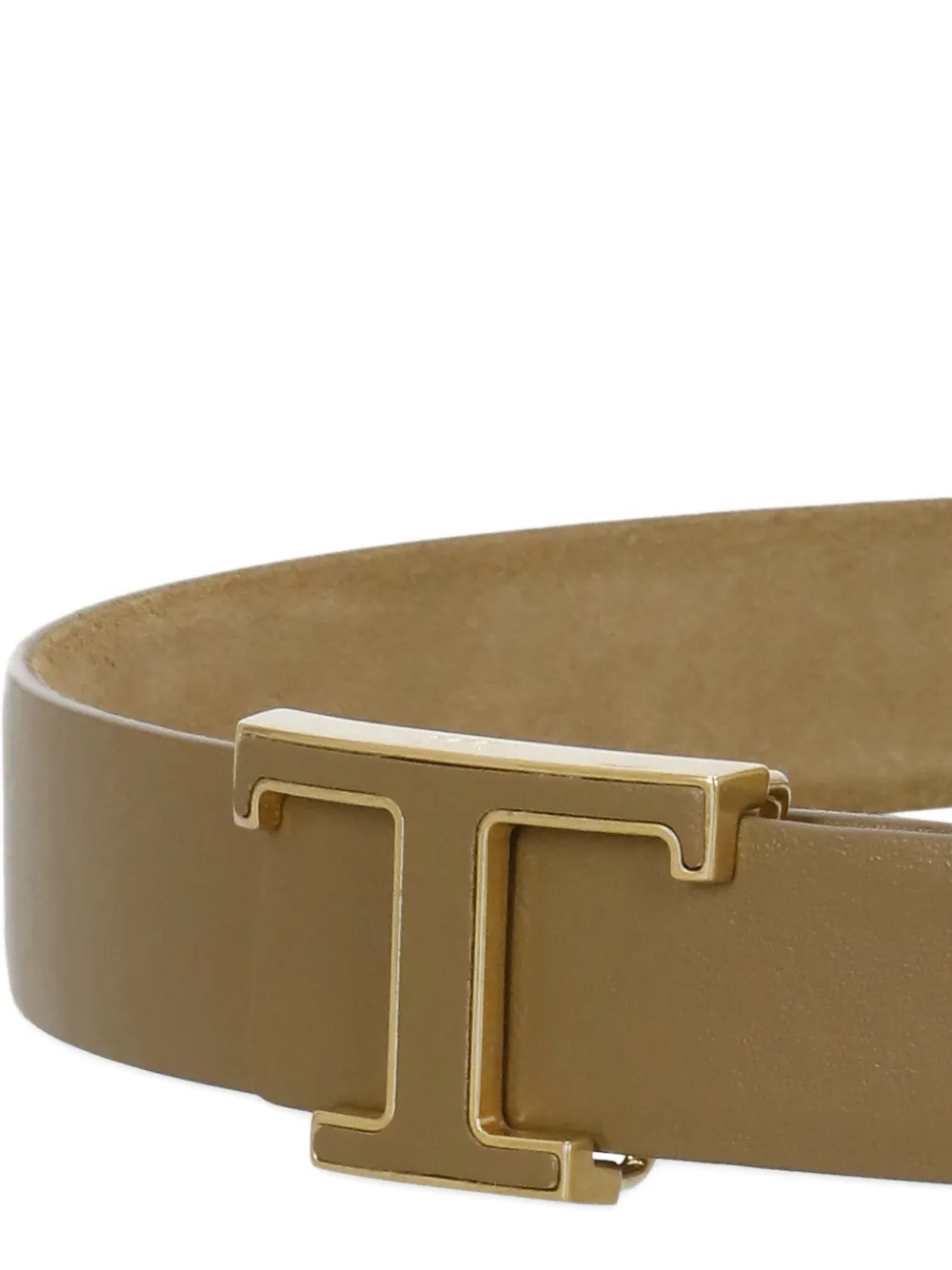 Tod's Riem met T-logo - Beige