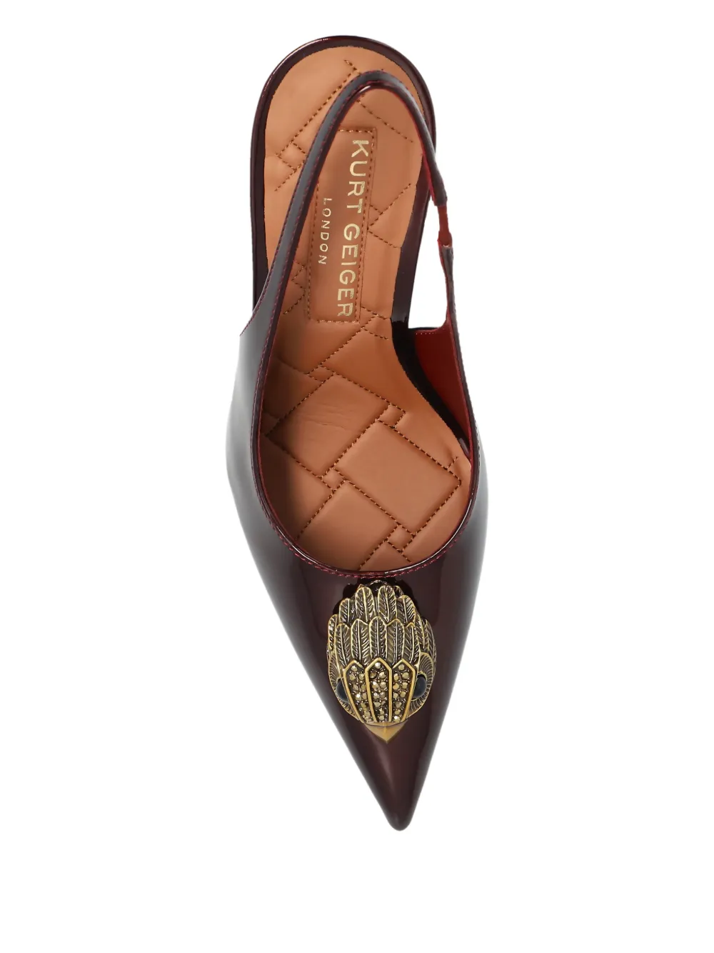 Kurt Geiger London 85mm grote Eagle pumps Rood