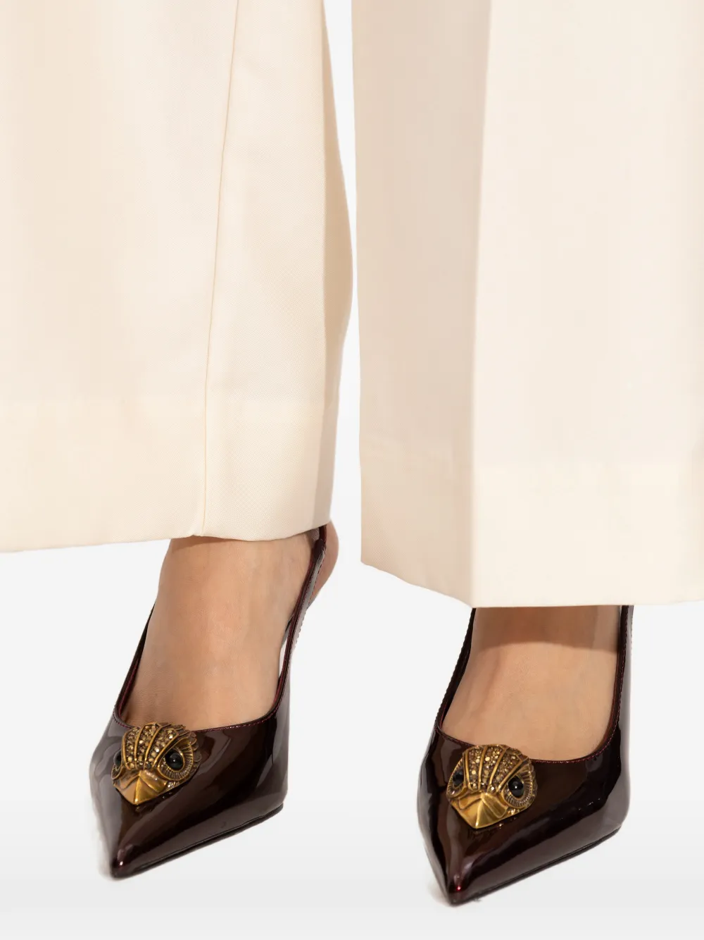 Kurt Geiger London 85mm grote Eagle pumps Rood