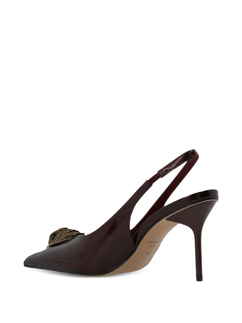  Kurt Geiger London 85mm Large Eagle Pumps - Red 