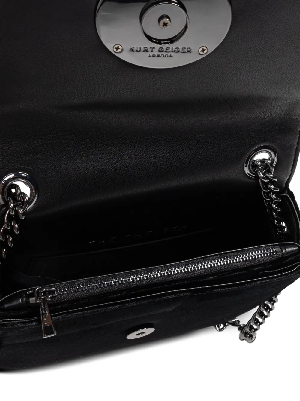 Kurt Geiger London Chelsea kleine crossbodytas Zwart
