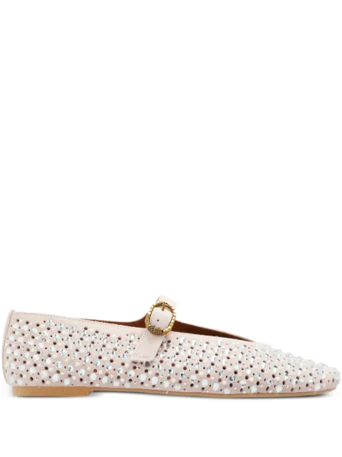 Kurt Geiger London Mayfair embellished buckle ballet flat