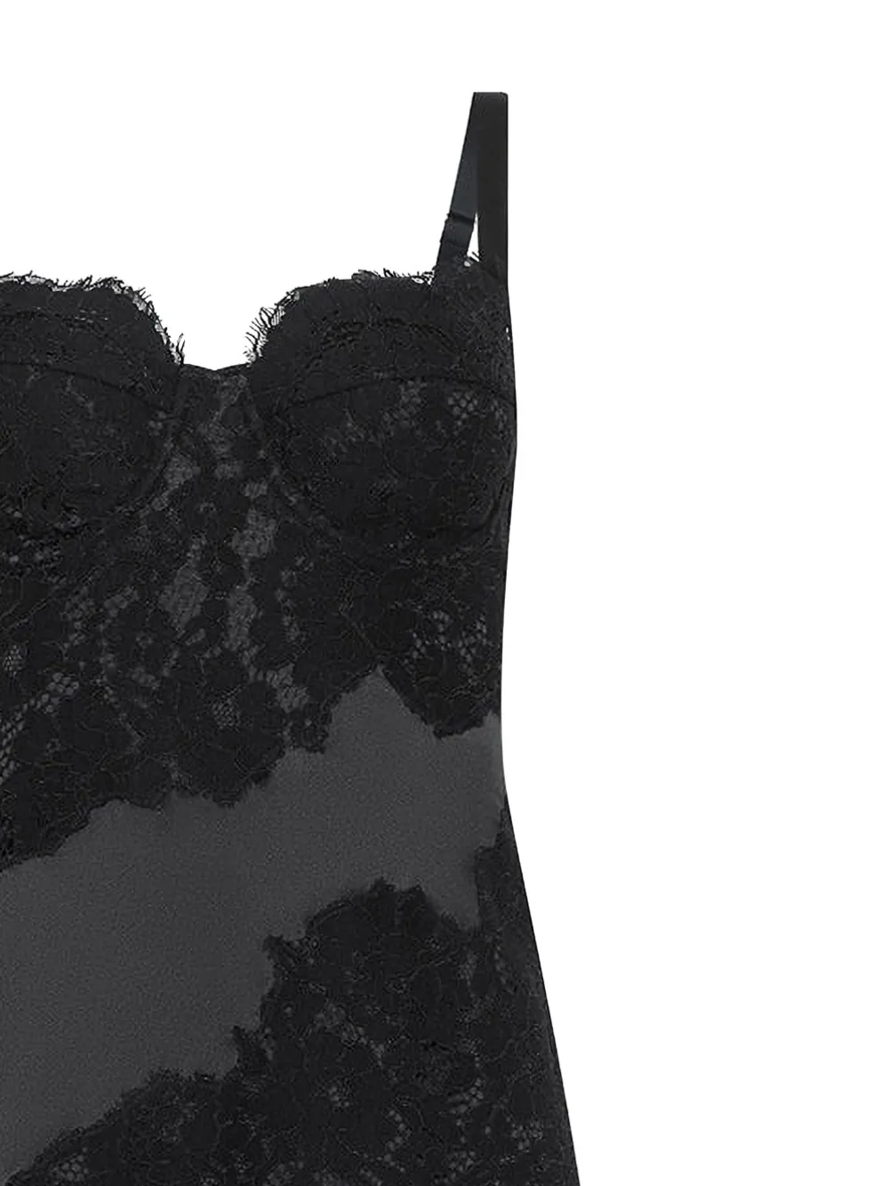 L'Agence Senna midi dress - Zwart