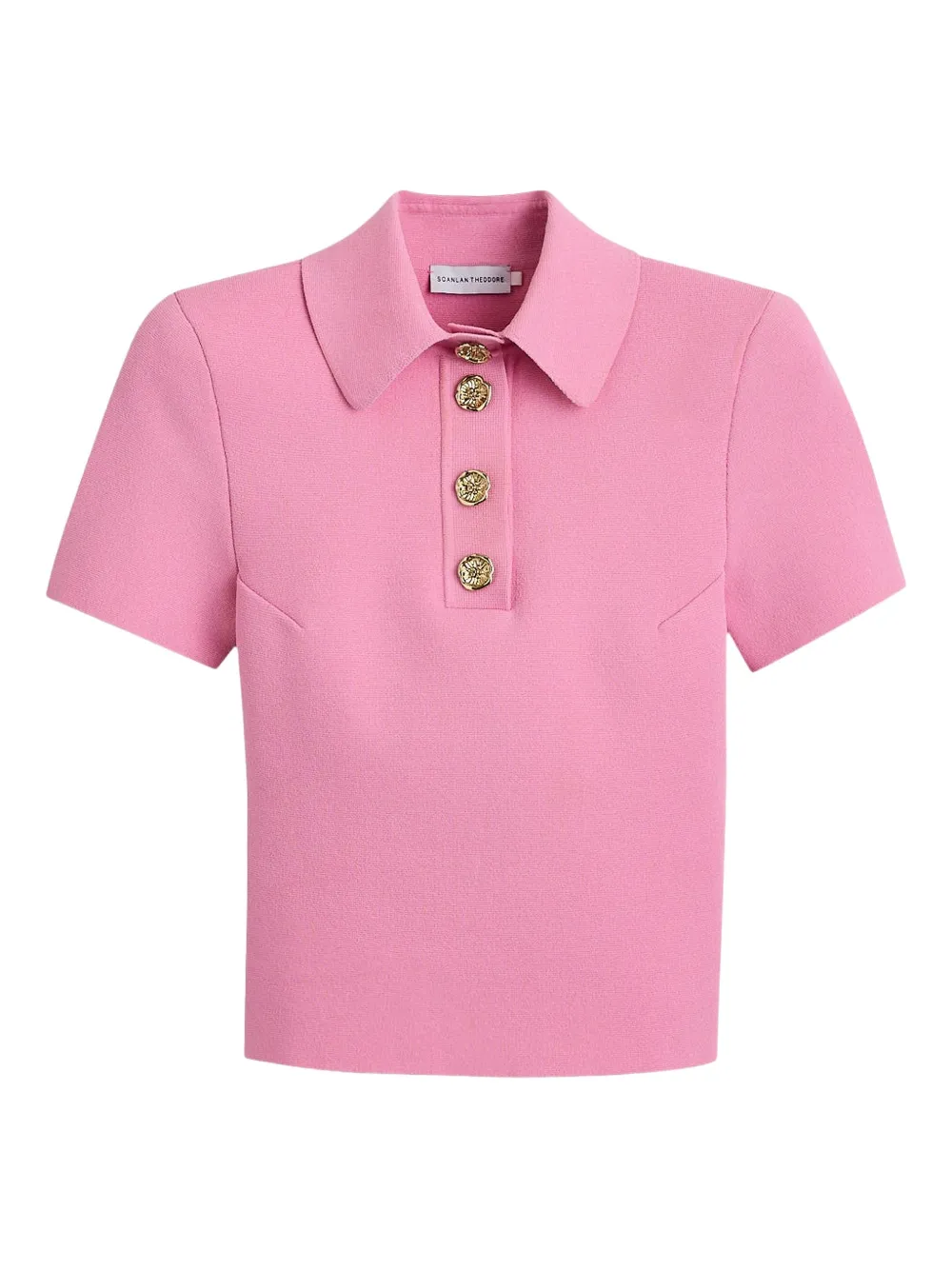 Scanlan Theodore Poppy polo top - Rosa