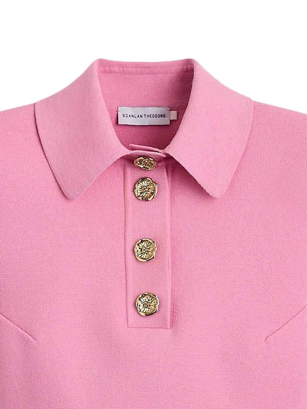 Scanlan Theodore Poppy polo top - Roze