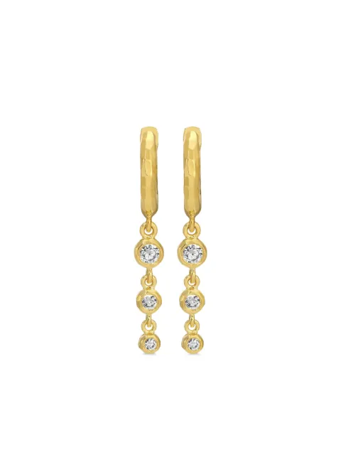 Octavia Elizabeth 18K yellow gold Gabby diamond earrings