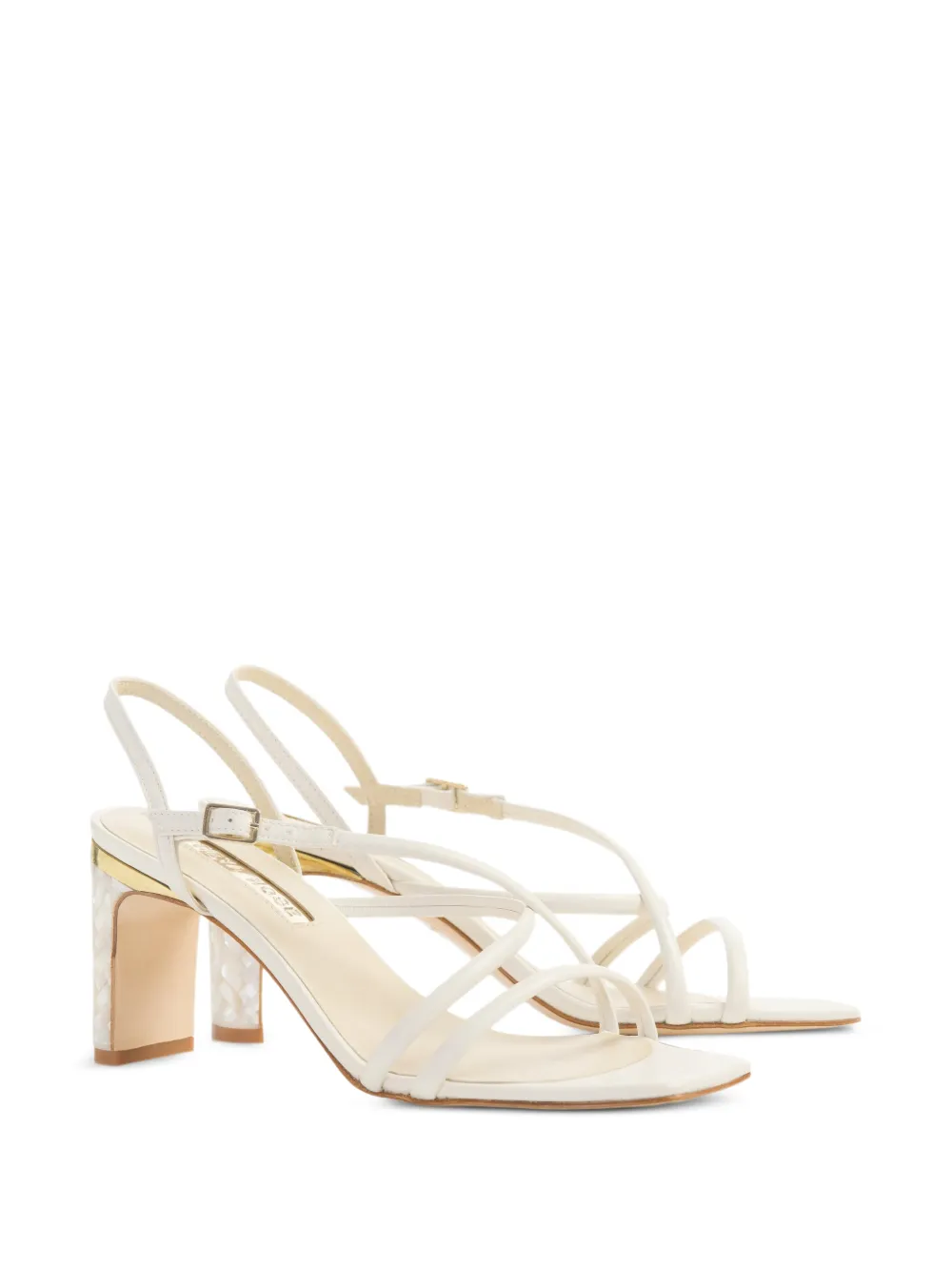 FREYA ROSE Giselle sandalen met hak Wit