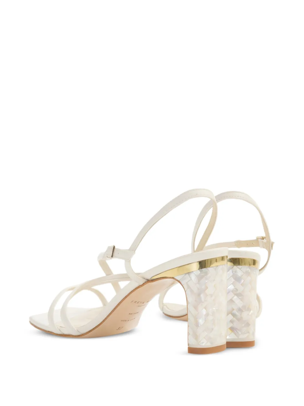 FREYA ROSE Giselle sandalen met hak Wit