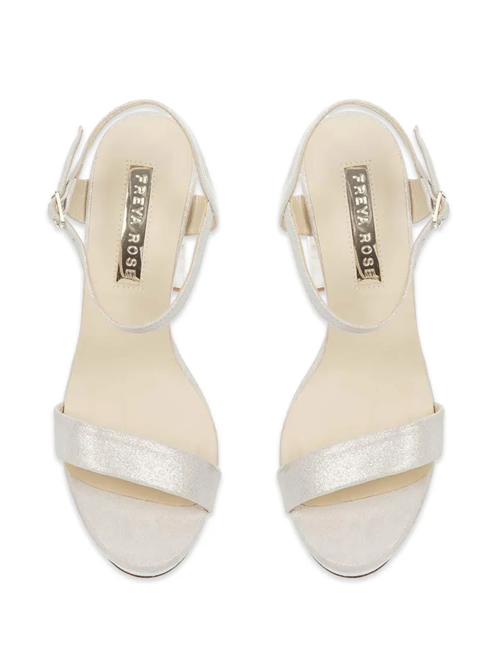 FREYA ROSE Gigi sandalen met enkelbandje Beige