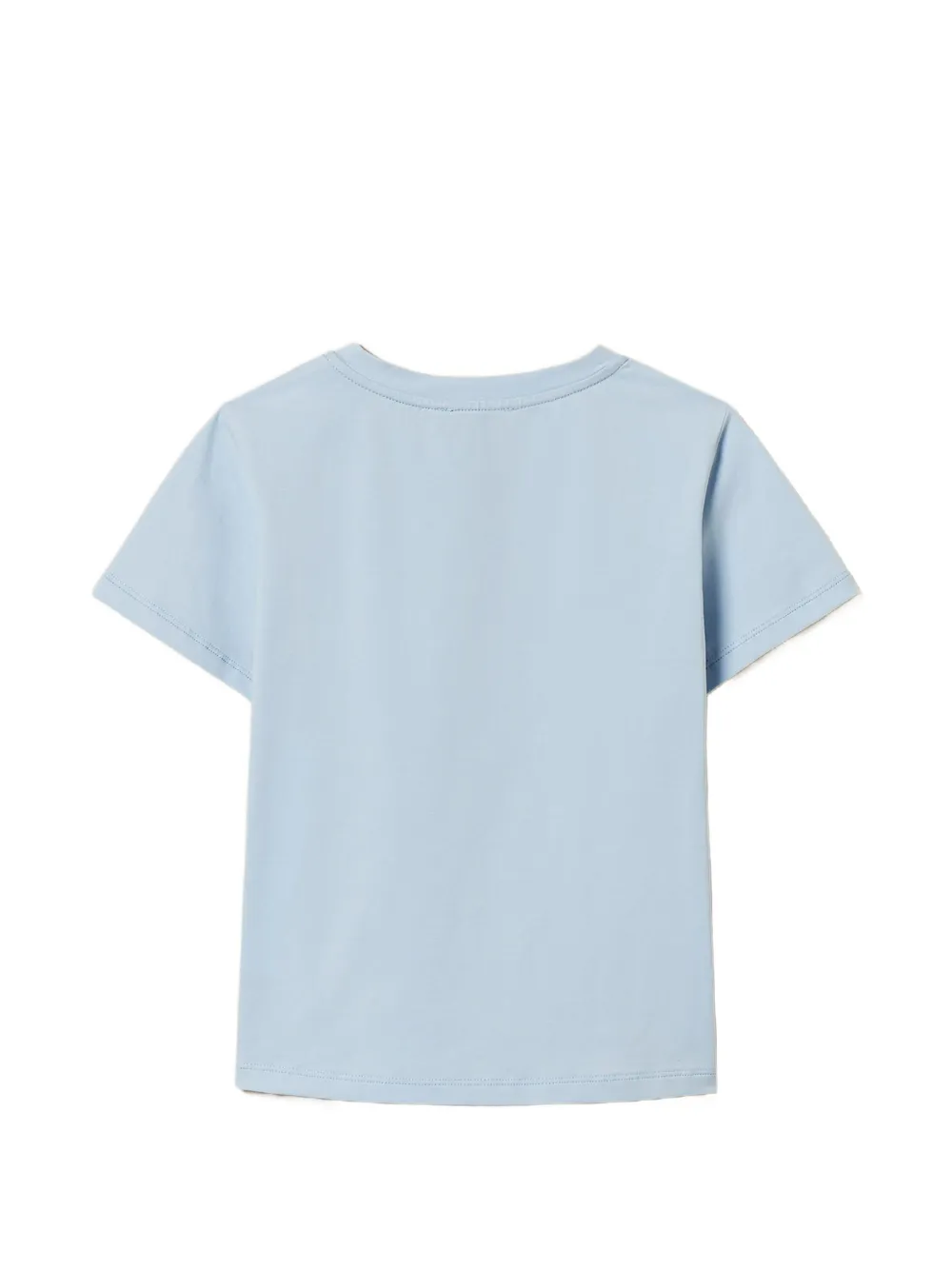TWINSET Kids T-shirt met logopatch Blauw