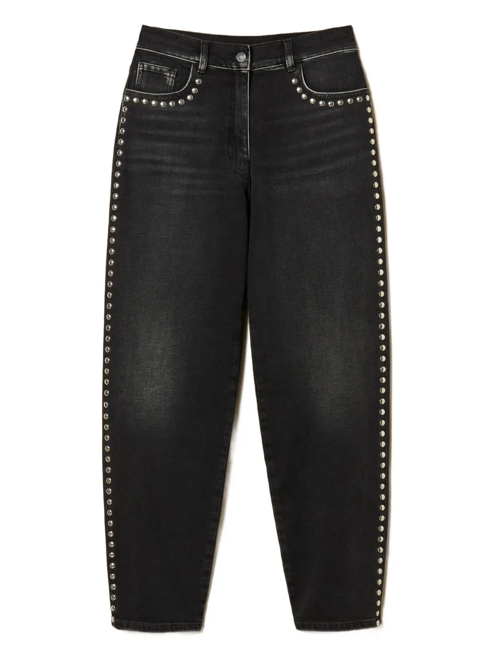 TWINSET studded-detail jeans - Nero