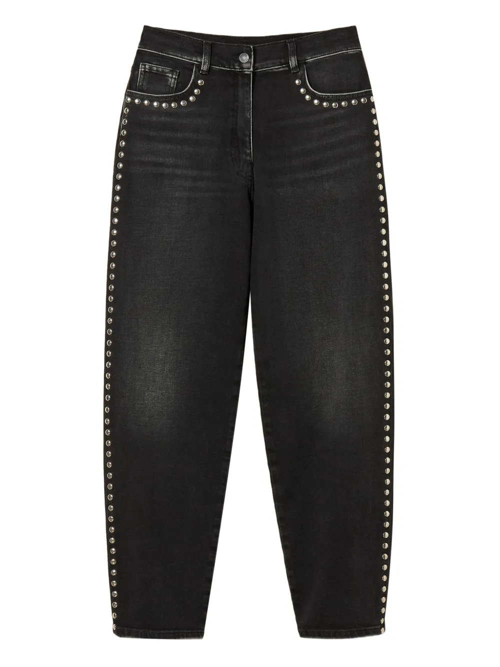 TWINSET studded-detail jeans - Nero
