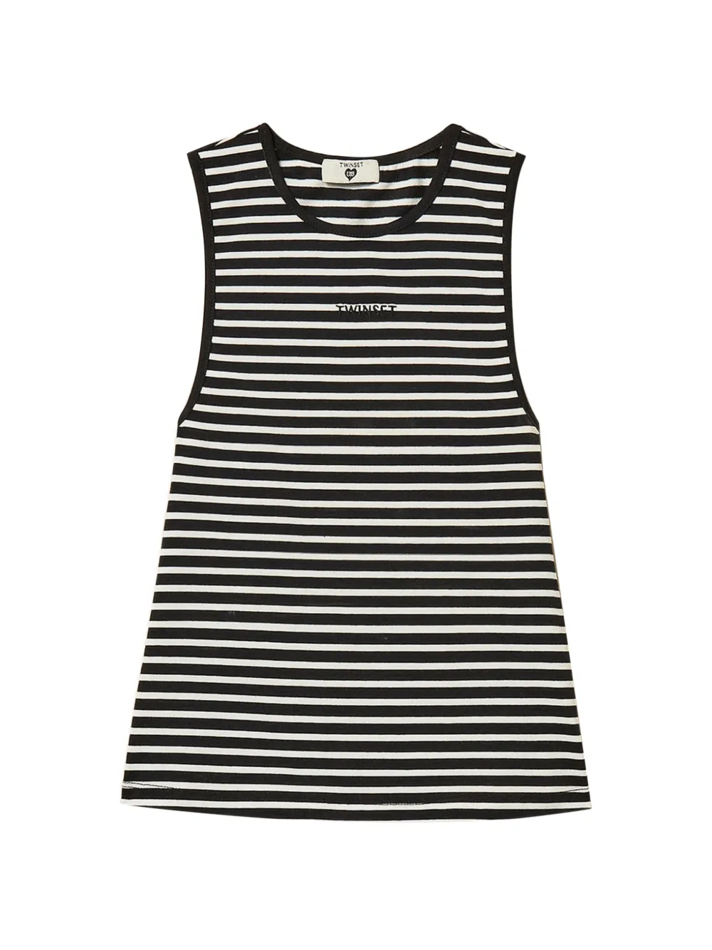 TWINSET Top a righe - Nero