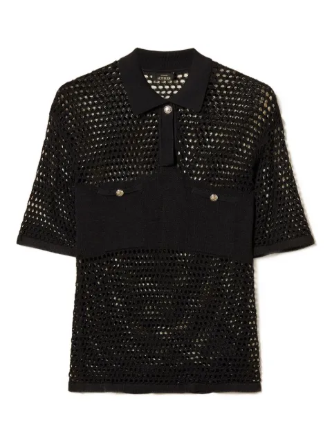 TWINSET pocket polo top