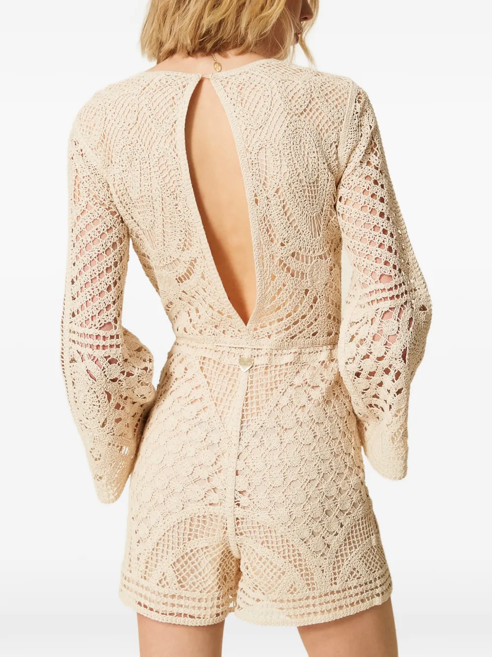 TWINSET Gehaakte playsuit Wit