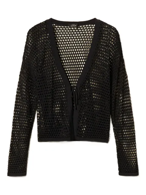 TWINSET mesh knit cardigan