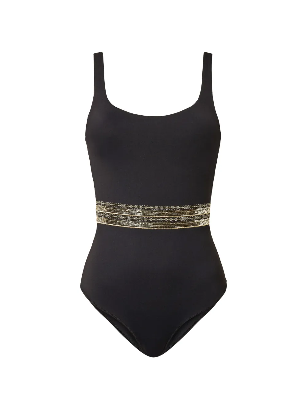 TWINSET sequin-embroidered swimsuit - Schwarz