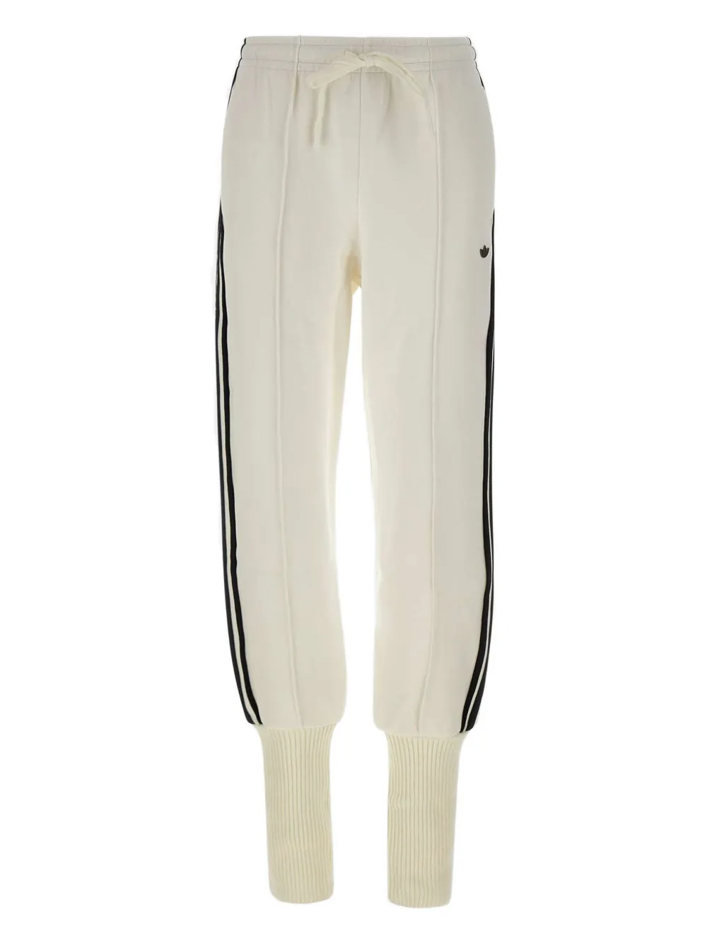 Adidas Originals Firebird 3-stripes Ribbed Track Pants In White