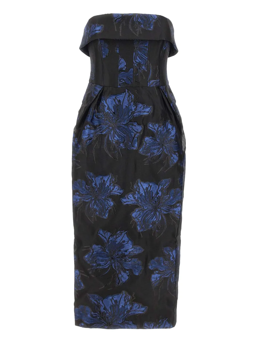 Rebecca+Vallance+robe+à+fleurs+-+Noir