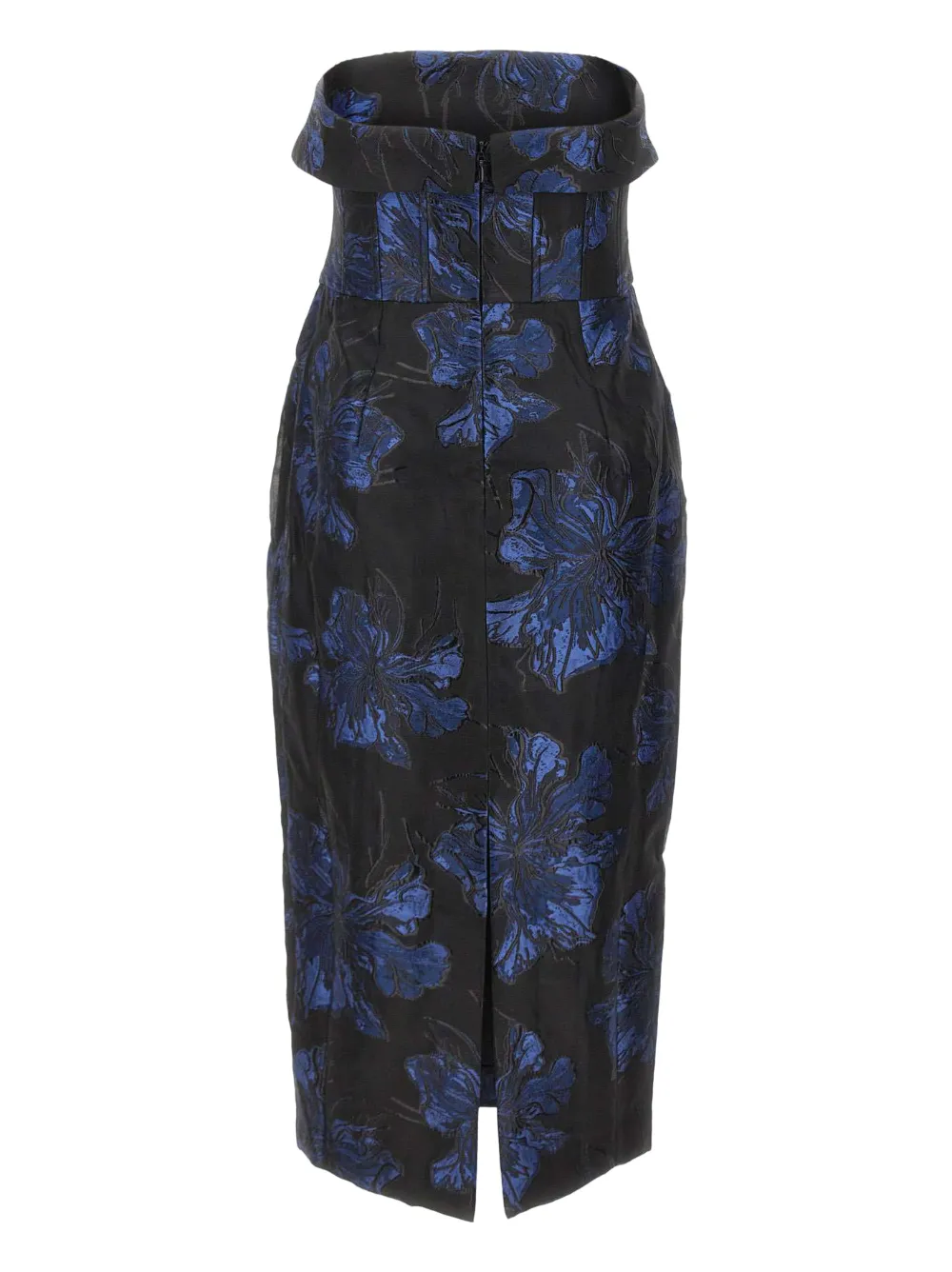 Rebecca Vallance off-the-shoulder floral-print dress - Zwart