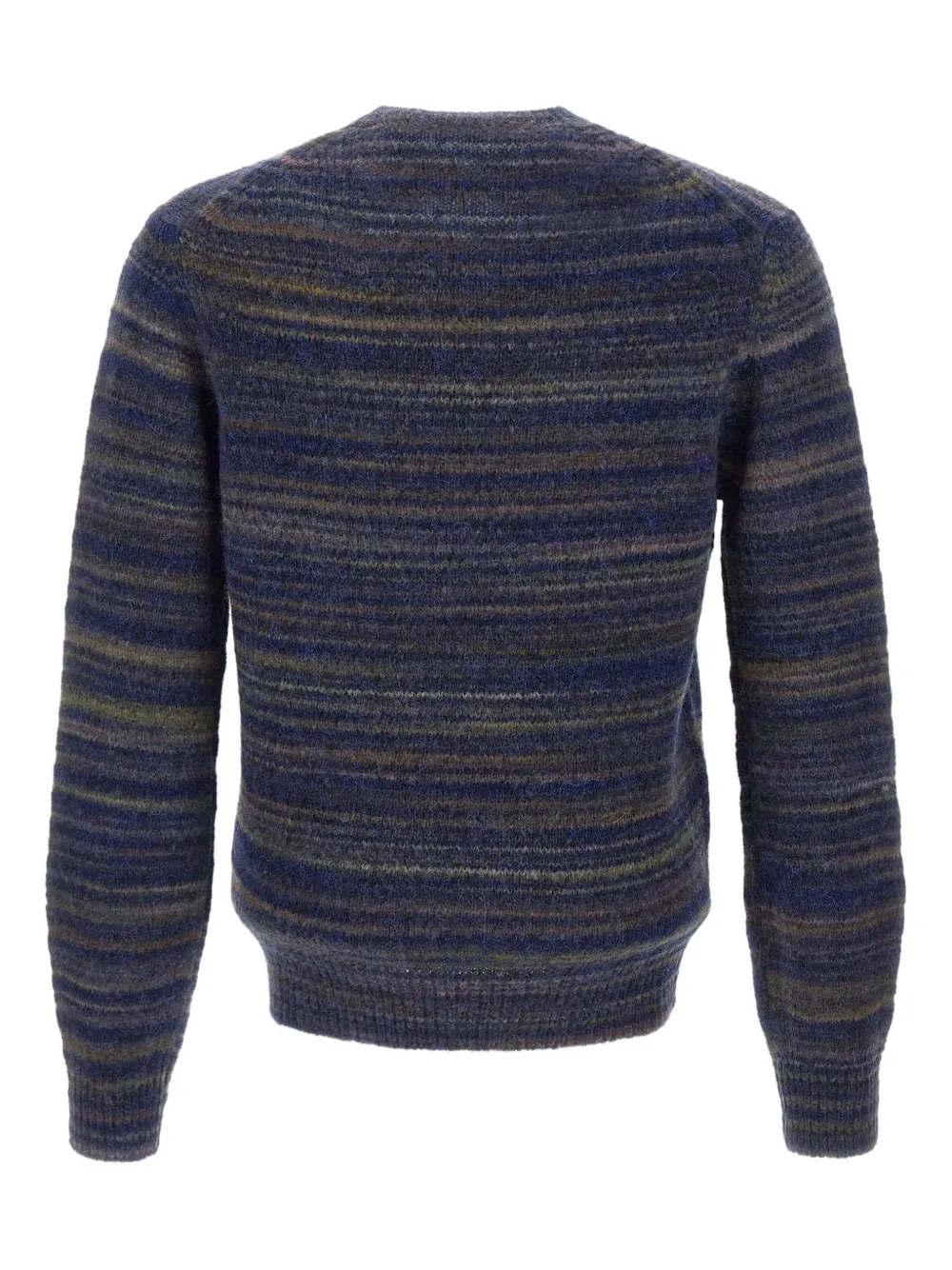 Lacoste logo-embroidered sweater - Blauw