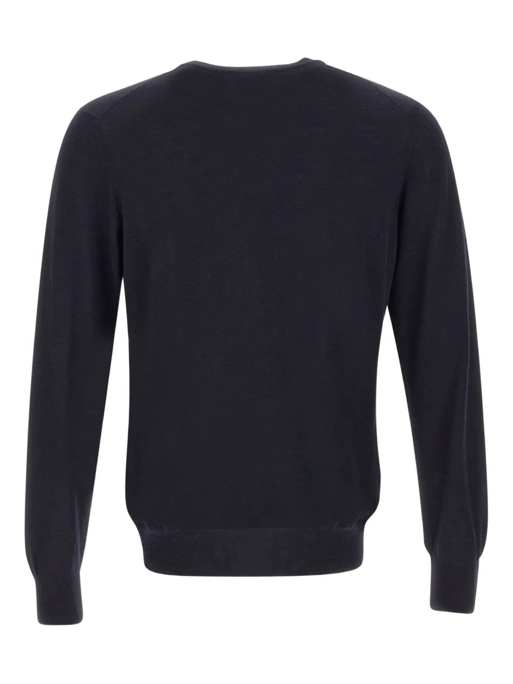 Gran Sasso crew-neck ribbed sweater - Blauw