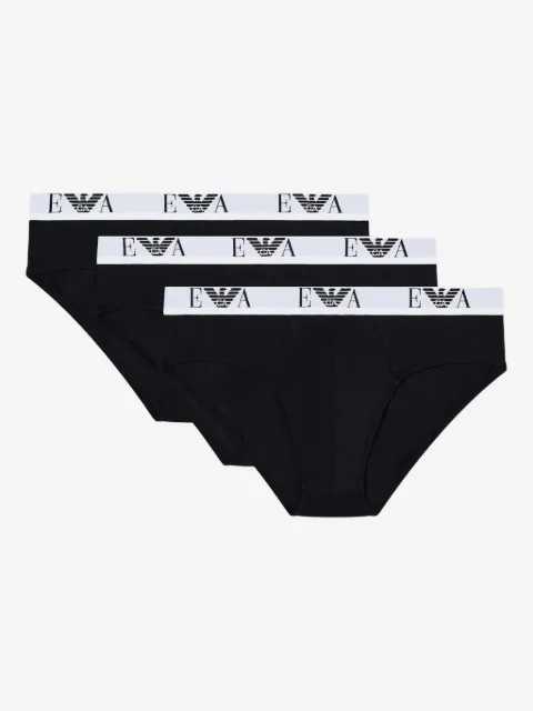Emporio Armani lot de trois slips à logo