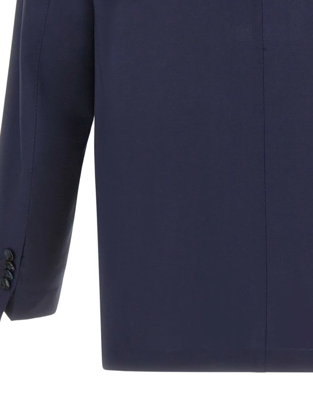 Barba Blazer met drie knopen en borstzak Blauw