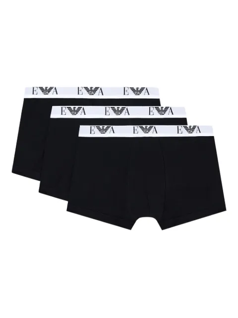 Emporio Armani logo-detailed stretch-jersey (pack of three)