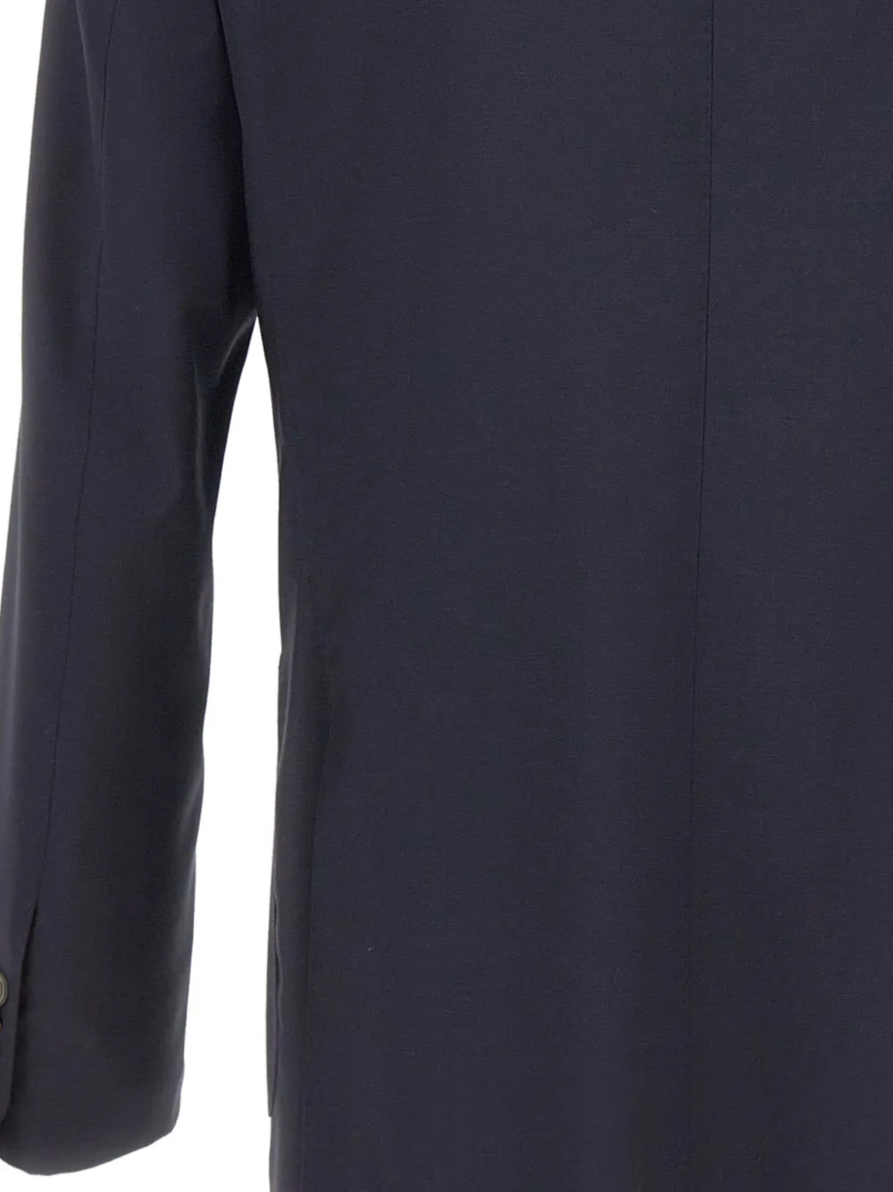 Barba Blazer met puntige revers en knoopsluiting Blauw