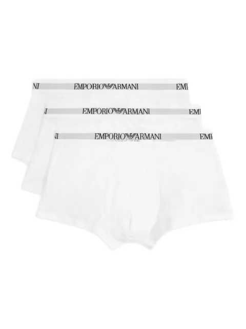 Emporio Armani logo-waistband boxers (set of three)