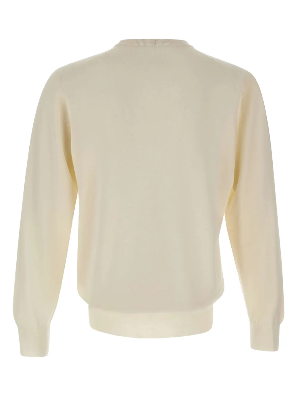 Gran Sasso crew-neck ribbed sweater - Wit