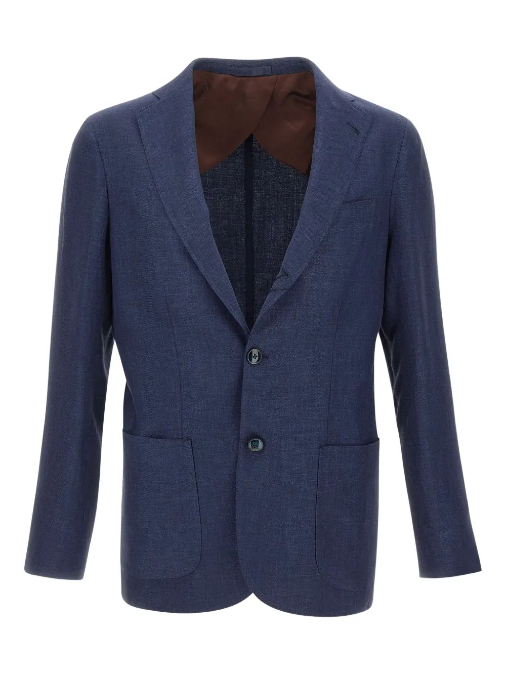 Barba Lello button-fastening blazer | azul | Image 1