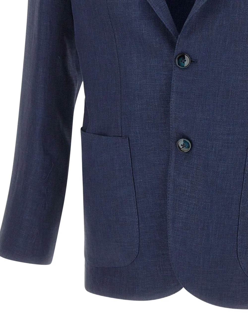 Barba Lello blazer met knoopsluiting Blauw