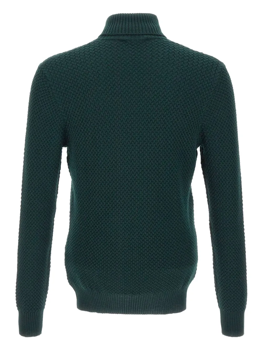 Gran Sasso turtleneck textured sweater - Groen
