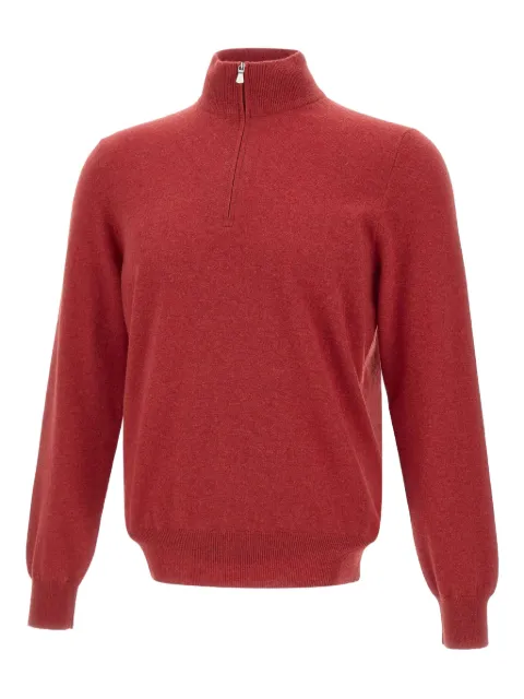 Gran Sasso half-zip turtleneck sweater