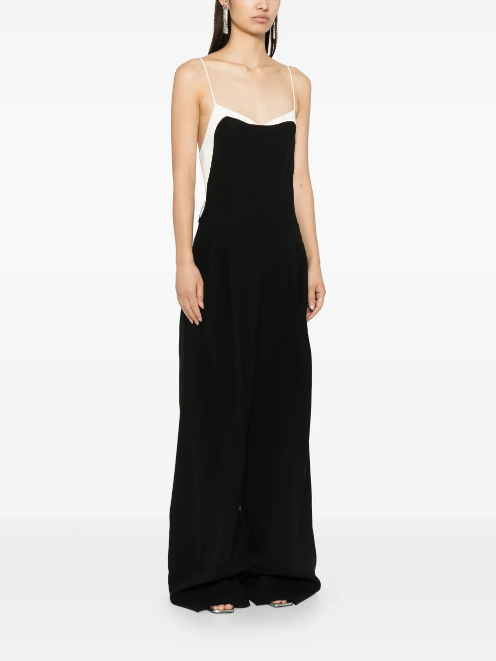 Tom Ford Georgette Jumpsuits In Black