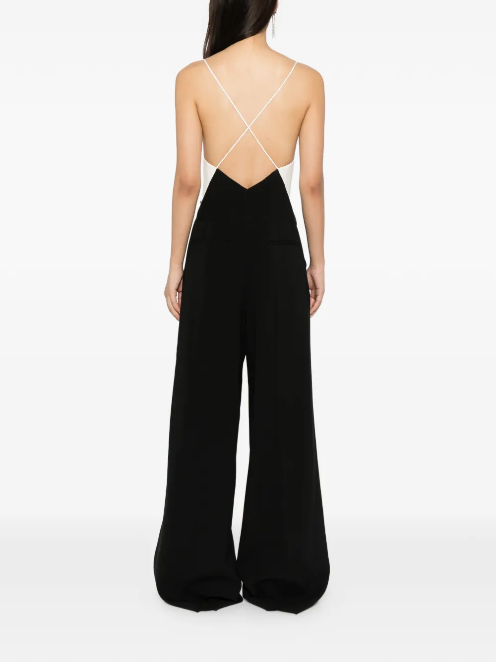 Tom Ford Georgette Jumpsuits In Black