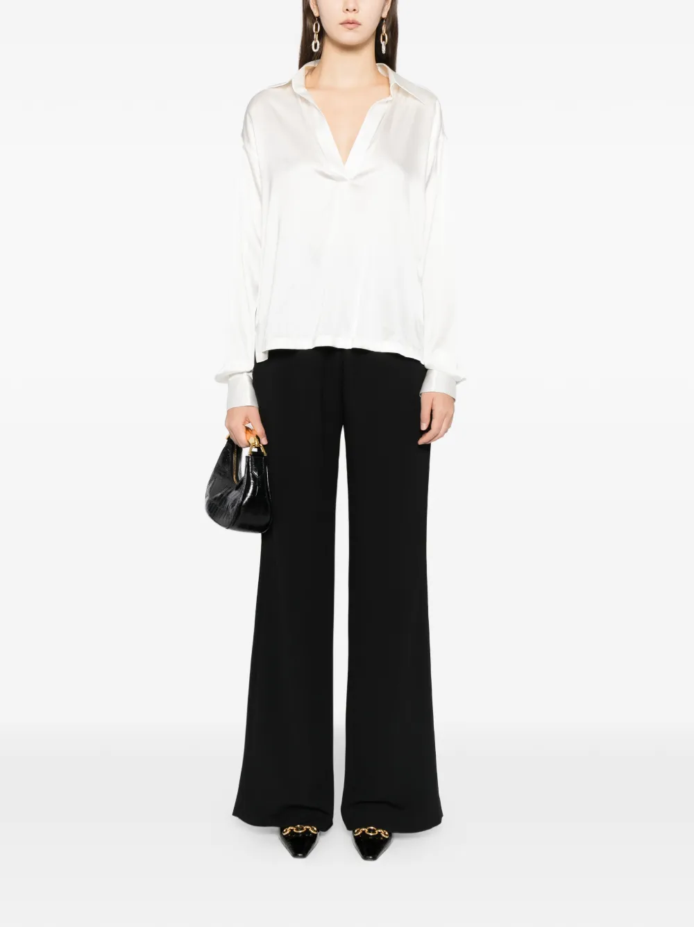 TOM FORD satin blouse - Wit