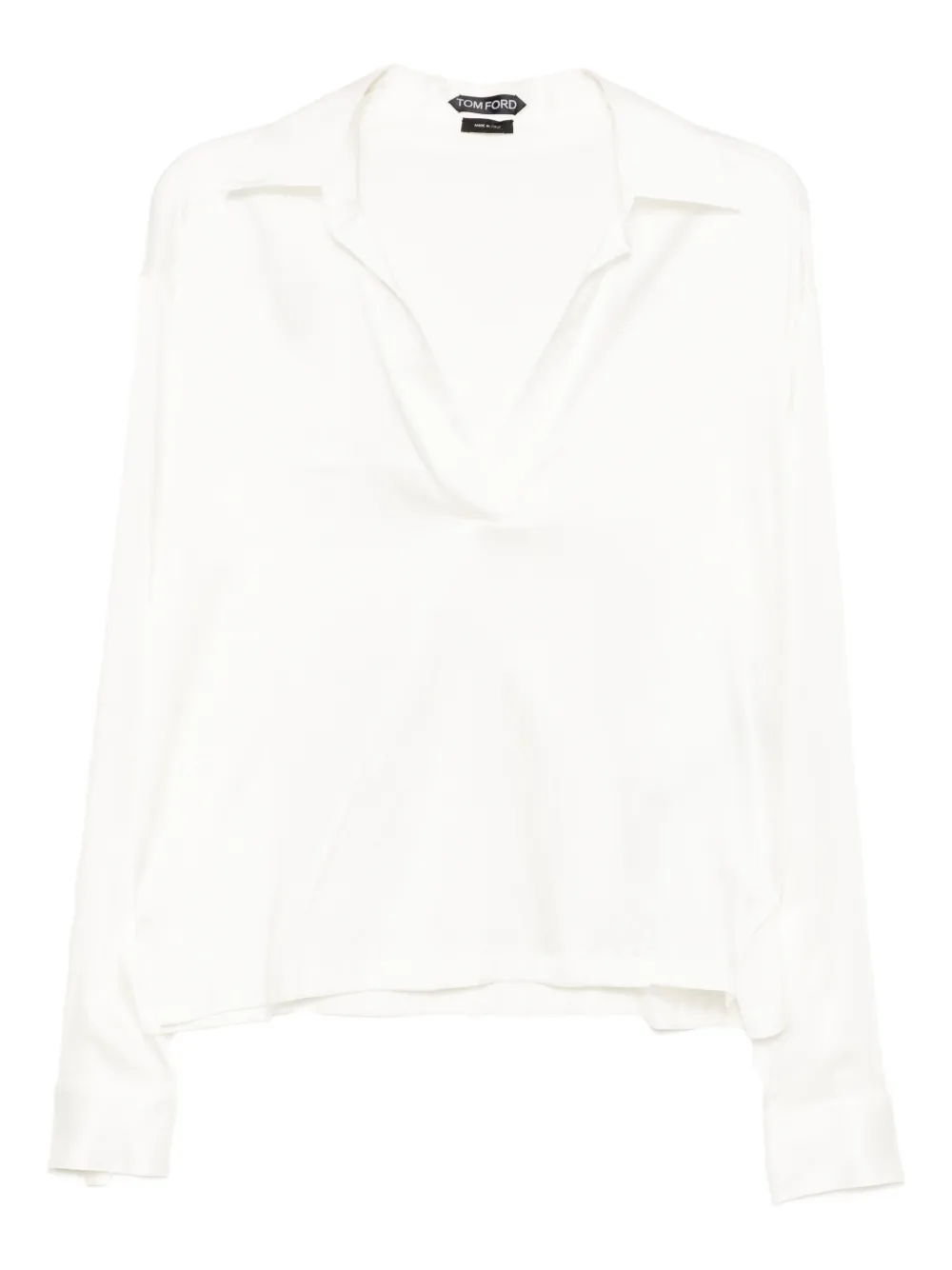 TOM FORD satin blouse - Bianco