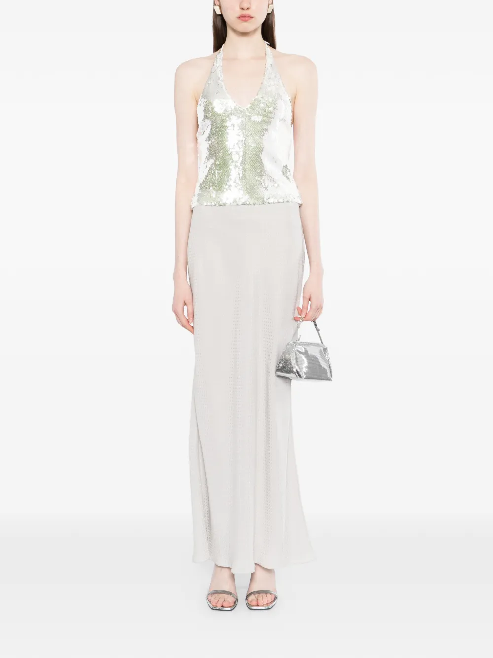 TOM FORD patterned skirt - Beige