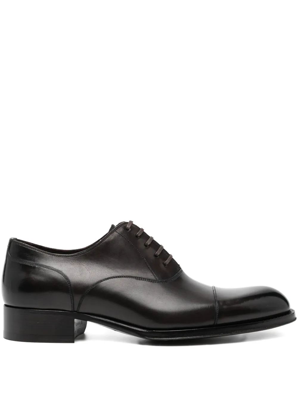 TOM FORD leather oxford shoes - Braun