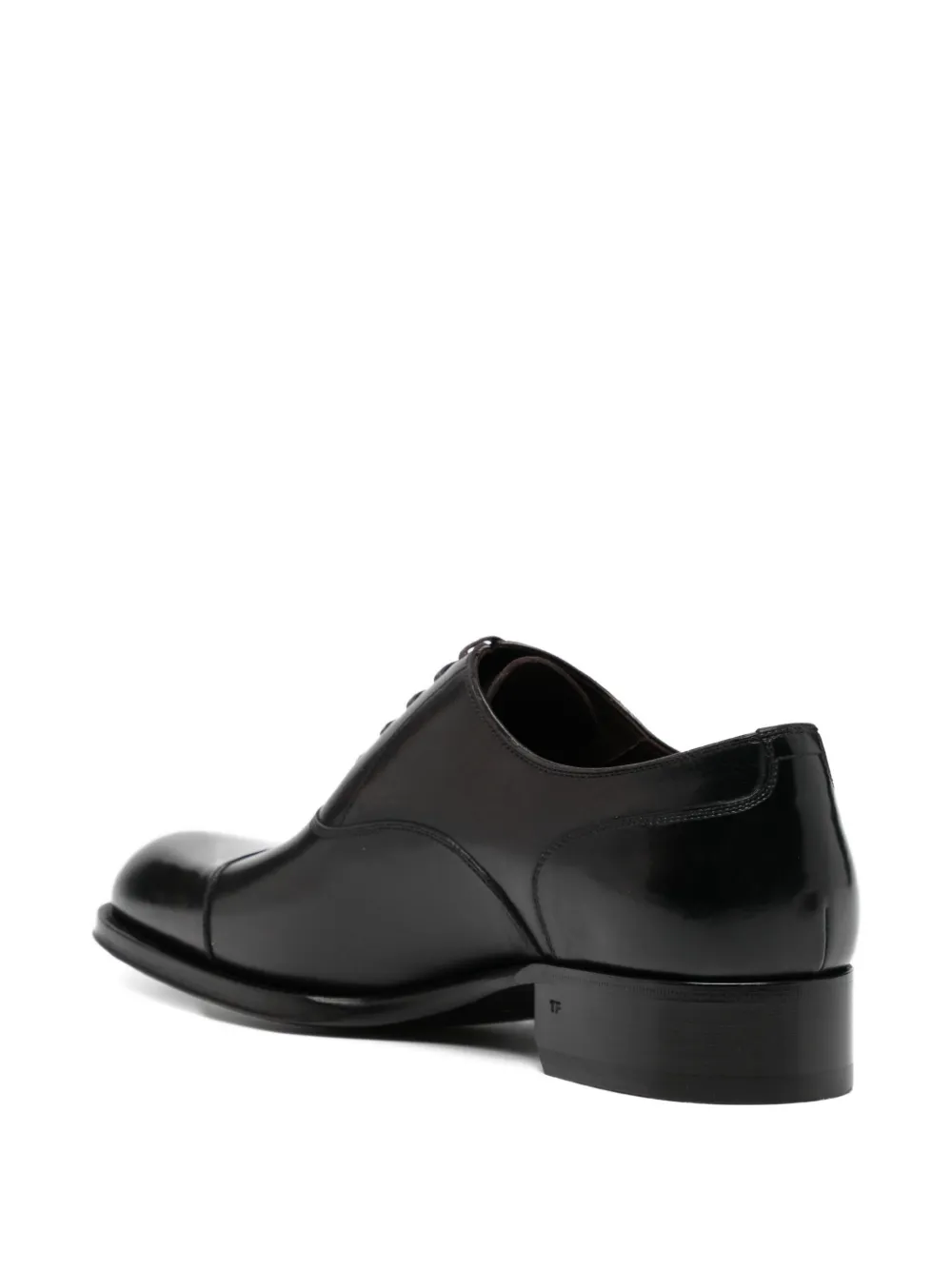TOM FORD Leren Oxford schoenen Bruin
