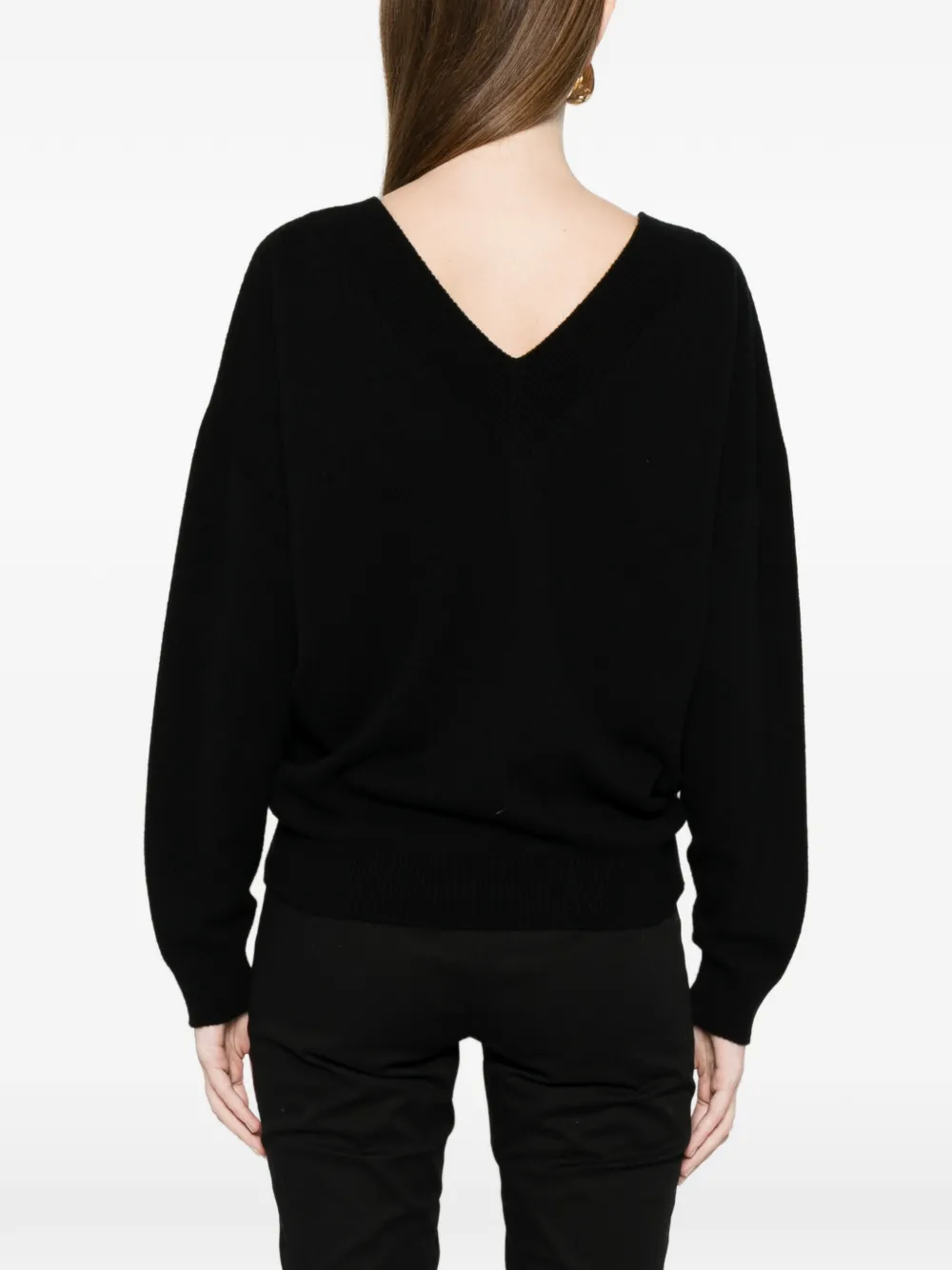 TOM FORD Trui met V-hals Zwart