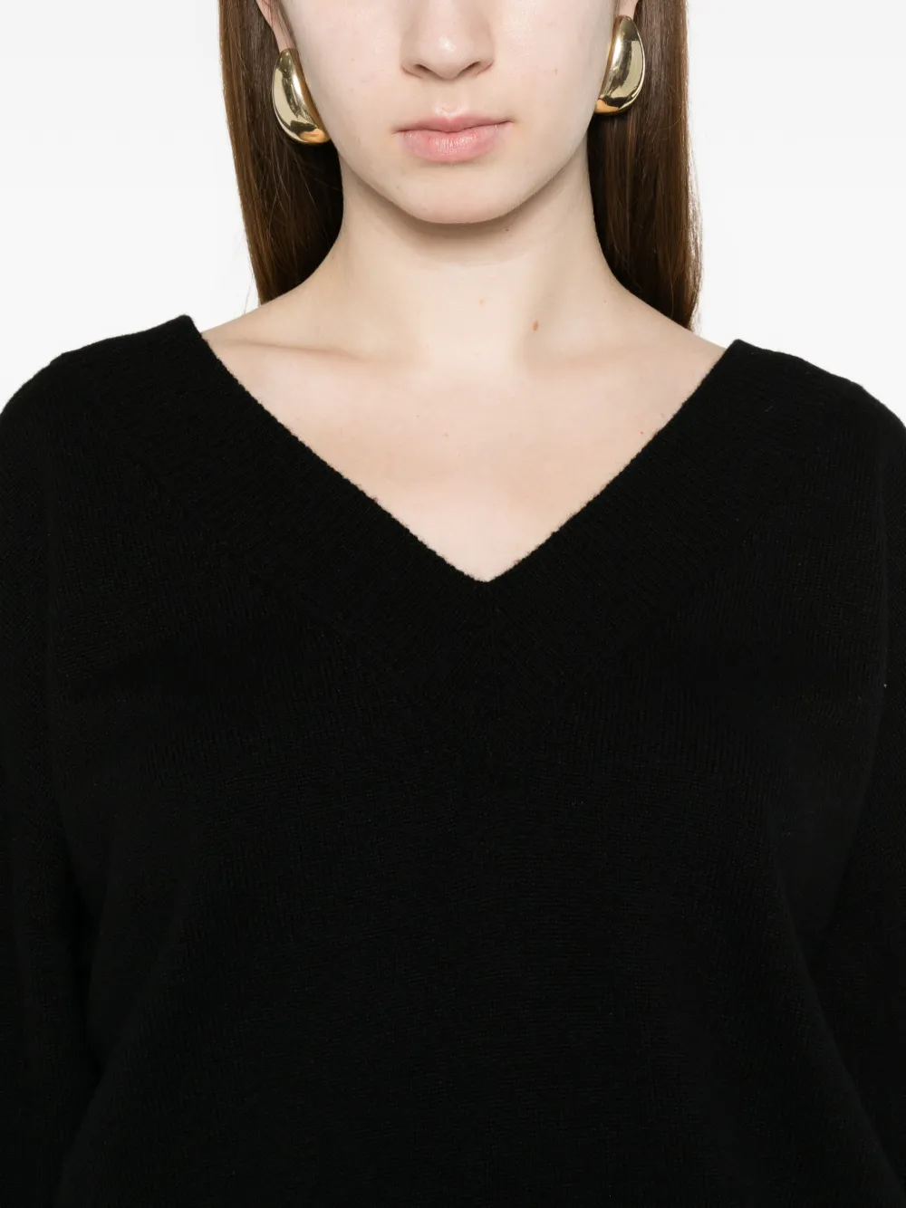 TOM FORD Trui met V-hals Zwart